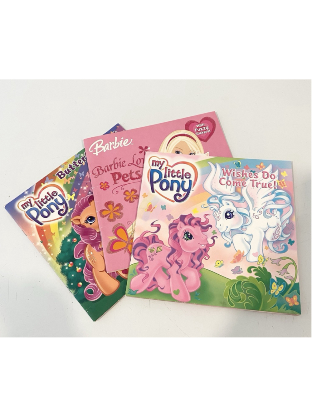 Vintage 2000s My Little Pony Barbie Kids Books Lot G3 2004 2005 2008